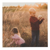 Love You Mom家族フォトコラージュひまわり フォトキューブ (右)