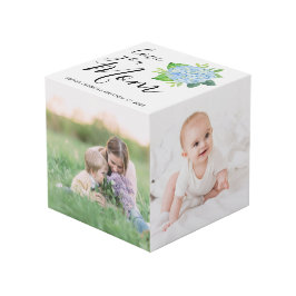 Love You Mom家族フォトコラージュ紫陽花 フォトキューブ