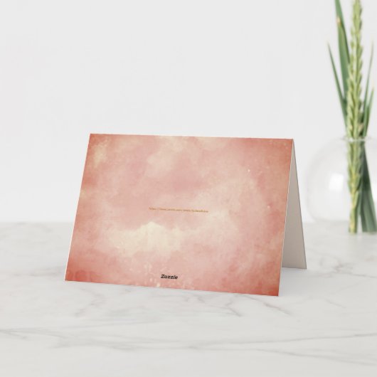 LOVE YOU, MOM カード (裏面)