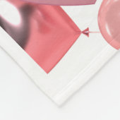 Love you Mom フリースブランケット (角)