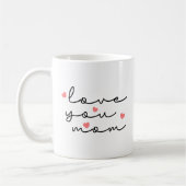 Love You Mom - Coffee Mug for Mothers Day コーヒーマグカップ (左)