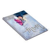 Love You, Mom Journal -金ゴールドグリッター ノートブック (右側)