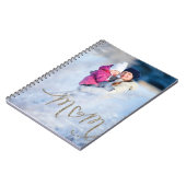 Love You, Mom Journal -金ゴールドグリッター ノートブック (左側)