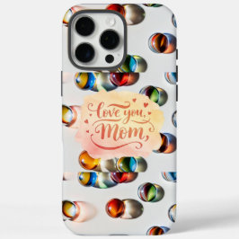 Love You Mom - Marbles iPhone / iPadカラフルケース iPhone 16 Pro Maxケース