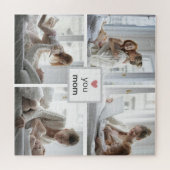 Love You Mom - Mothers Dayのカスタムパズル写真 ジグソーパズル (横)