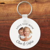 Love You Mom Mother's Day Photo  キーホルダー (正面)