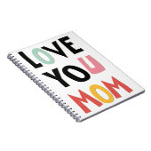 Love You Mom Notebook ノートブック (右側)