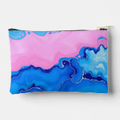 Love You Mom Pastel Fluid Art Design  アクセサリーポーチ (裏面)