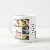 Love You Mom Photo Collage コーヒーマグカップ (正面左)
