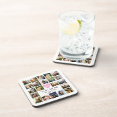 Love You Mom Photo Collage Mothers Day コースター (右側)