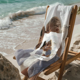 Love You Mom Photo Gift ビーチタオル