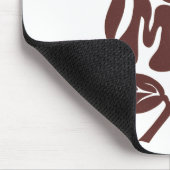 Love You Mom Rose Typography マウスパッド (コーナー)