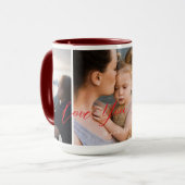 Love You Mom Thank You Photo マグカップ (正面左)