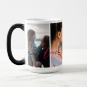Love You Mom Thank You Photo モーフィングマグカップ (左)