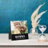 Love You Mommy Photo Family モダン Keepsake フォトプラーク (インサイチュ)