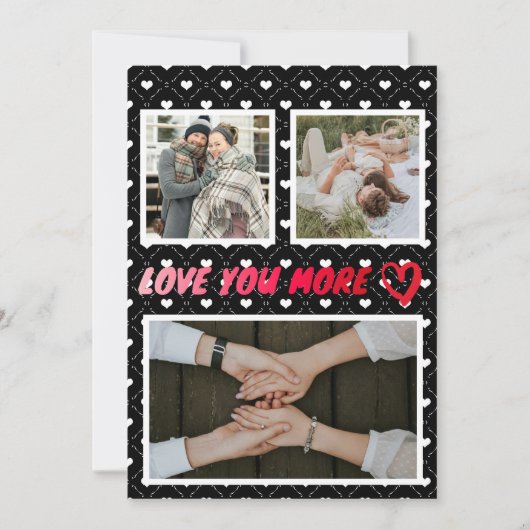 Love You More写真カスタムと詩 シーズンカード (正面)