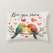 Love You More – 心のこもった枕 アクセントクッション (正面)