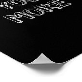 Love You More Artistic Design  ポスター (角)
