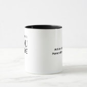 Love You More Artistic Design Style  マグカップ (中央)