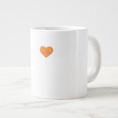 Love You More Clean Layout Style  ジャンボコーヒーマグカップ (正面右)