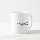 Love You More Clean Typography  コーヒーマグカップ (正面右)