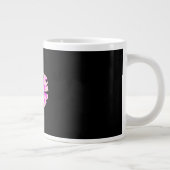 Love You More Clean Typography  ジャンボコーヒーマグカップ (右)