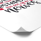 Love You More Clean Typography  ポスター (角)