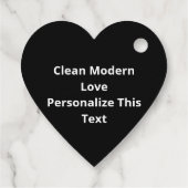 Love You More Clean Typography Style  フェイバータグ (裏面)