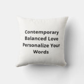 Love You More Contemporary Design  クッション (裏面)