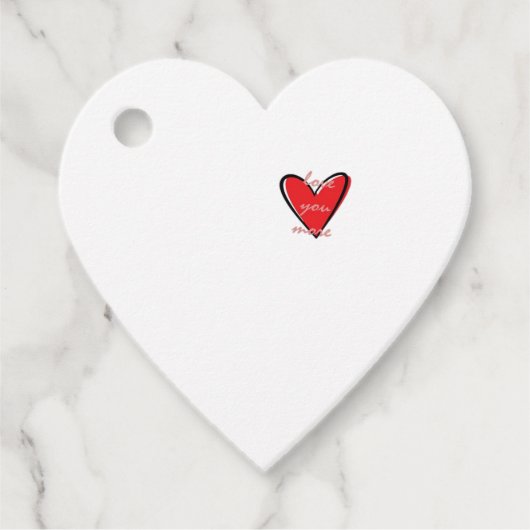 Love You More Creative Minimal Style  フェイバータグ (正面)