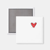 Love You More Creative Minimal Style マグネット (正面/裏面)