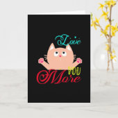 Love You More Elegant Style  カード (黄色い花)