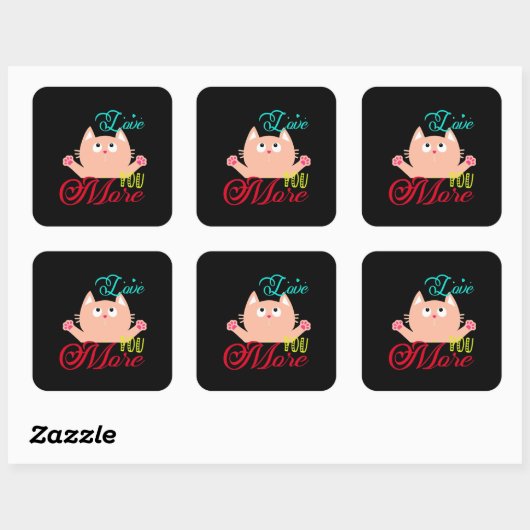 Love You More Elegant Style  スクエアシール (シート)