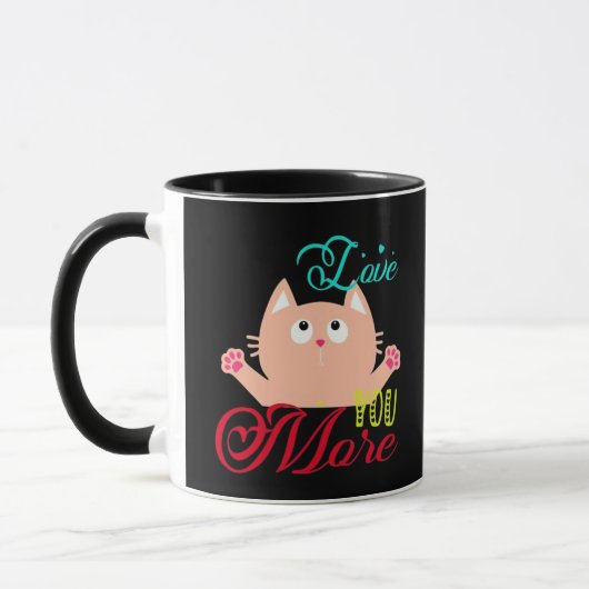 Love You More Elegant Style  マグカップ (左)