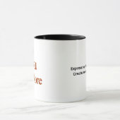 Love You More Expressive Love Art  マグカップ (中央)