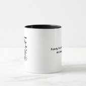 Love You More Funny Quote Playful Style  マグカップ (中央)