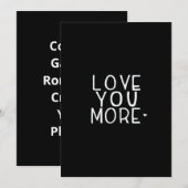 Love You More Galaxy Cosmic Aesthetic シーズンカード (正面/裏面)