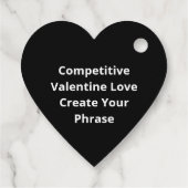 Love You More I Win Funny Valentines Style フェイバータグ (裏面)