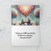 LOVE YOU MORE, LOVE CARD サンキューカード (内部)