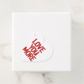 Love You More Minimal Heartfelt Design  フェイバータグ (インサイチュ)