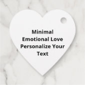 Love You More Minimal Romantic Style  フェイバータグ (裏面)