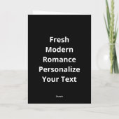 Love You More Modern Aesthetic  カード (裏面)