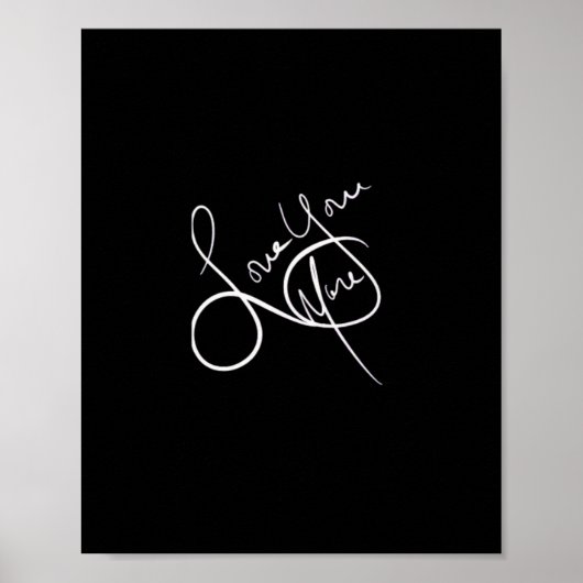 Love You More Modern Aesthetic  ポスター (正面)