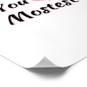 Love You More Mostest Playful Retro Style  ポスター (角)