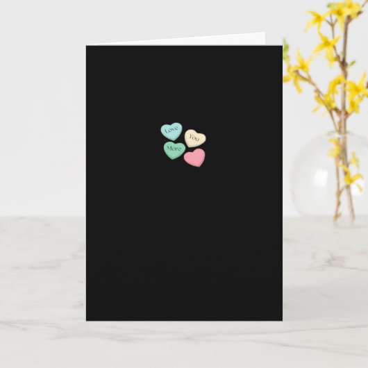 Love You More Signature Design  カード (黄色い花)