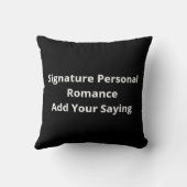 Love You More Signature Design  クッション (裏面)