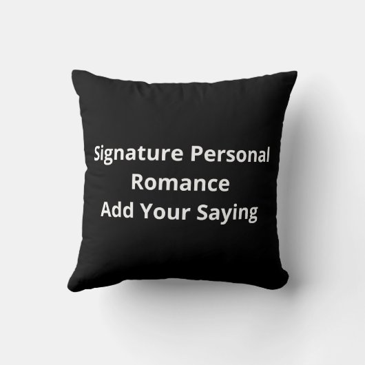 Love You More Signature Design  クッション (裏面)