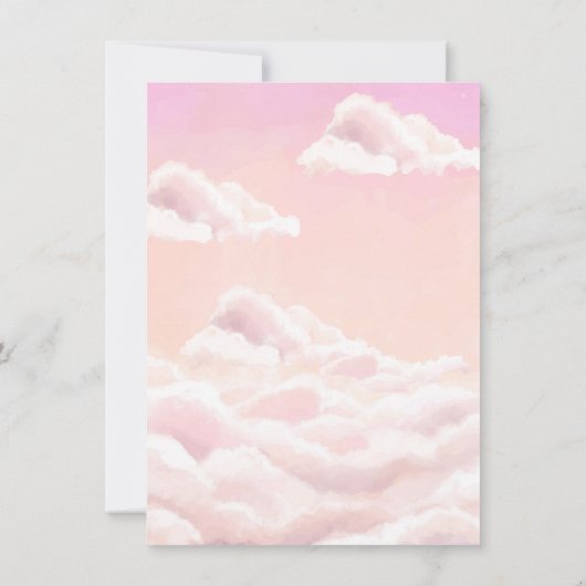 Love you more than a tini bit 招待状 (裏面)