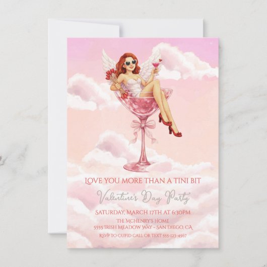 Love you more than a tini bit 招待状 (正面)