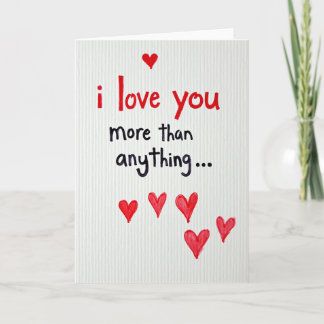 Love You More Than Anything Card カード